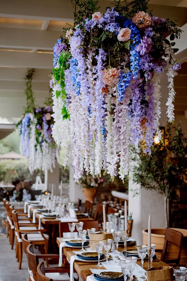 Romantic Destination Wedding Elounda Lilac Blush Details