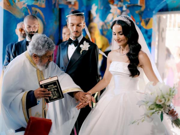 Romantic Spring Wedding White Flowers Sea View