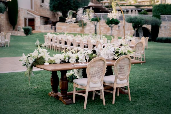 Romantic Spring Wedding White Flowers Sea View