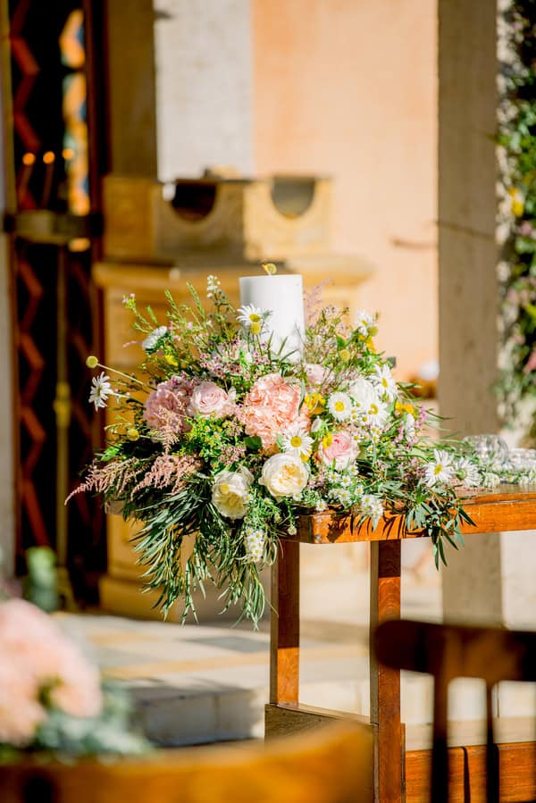 Romantic Wedding Christening Pastel Florals Decoration