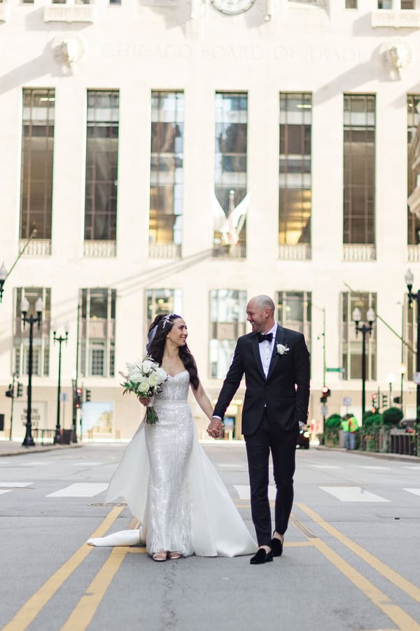 Romantic White Floral Chicago Wedding