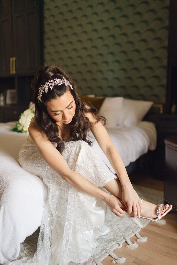 Romantic White Floral Chicago Wedding