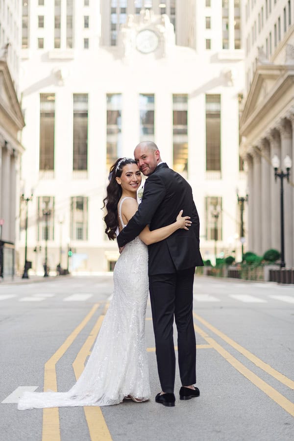 Romantic White Floral Chicago Wedding