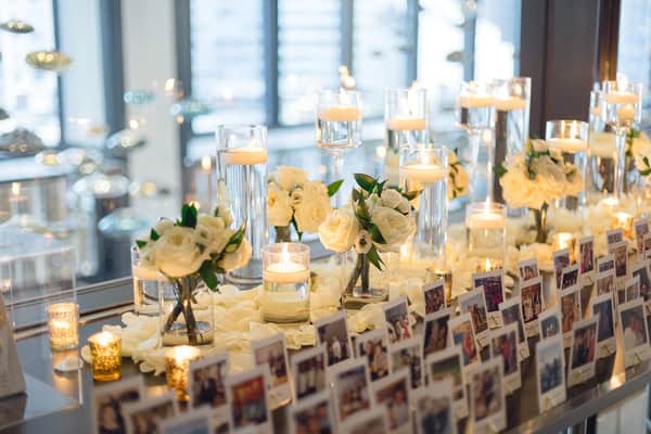 Romantic White Floral Chicago Wedding