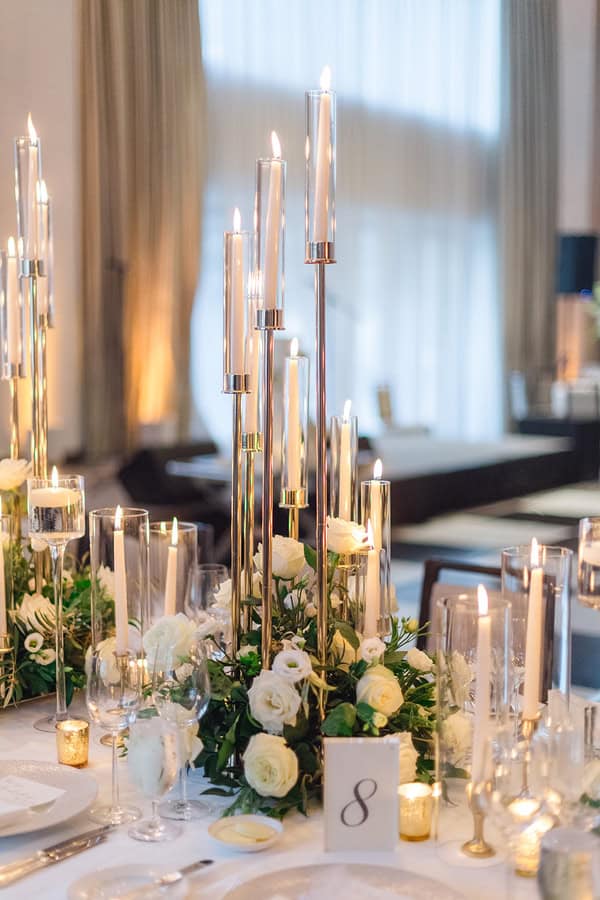 Romantic White Floral Chicago Wedding