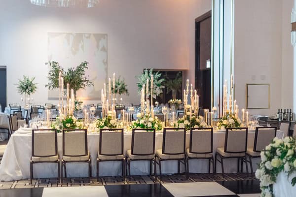 Romantic White Floral Chicago Wedding