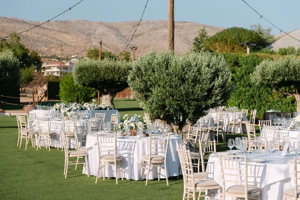 Romantic White Powder Blue Castle Wedding