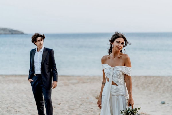 Serifos Island Wedding Lemons Olive Leaves