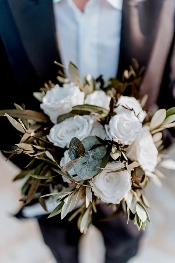 Serifos Island Wedding Lemons Olive Leaves