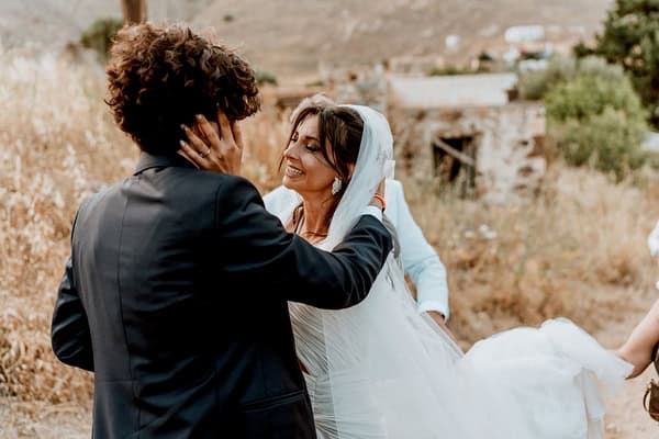 Serifos Island Wedding Lemons Olive Leaves