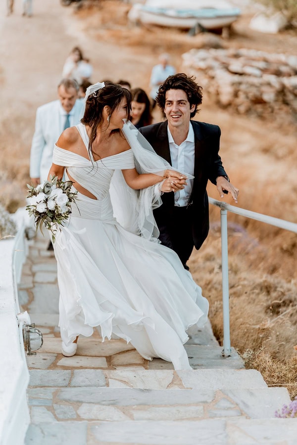 Serifos Island Wedding Lemons Olive Leaves