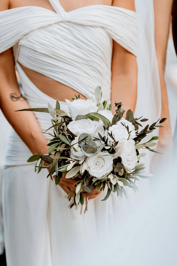 Serifos Island Wedding Lemons Olive Leaves