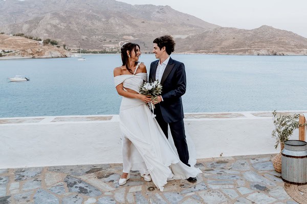 Serifos Island Wedding Lemons Olive Leaves