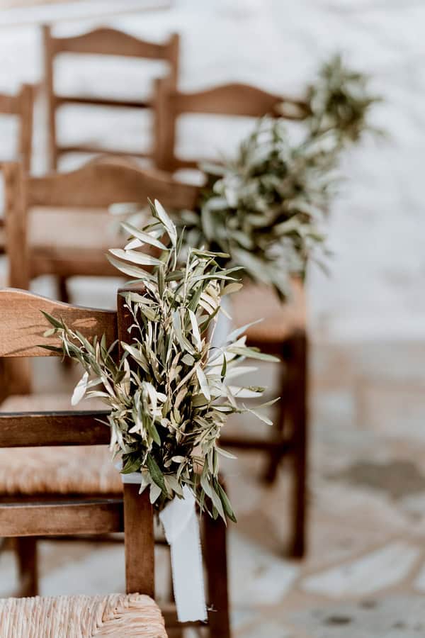 Serifos Island Wedding Lemons Olive Leaves