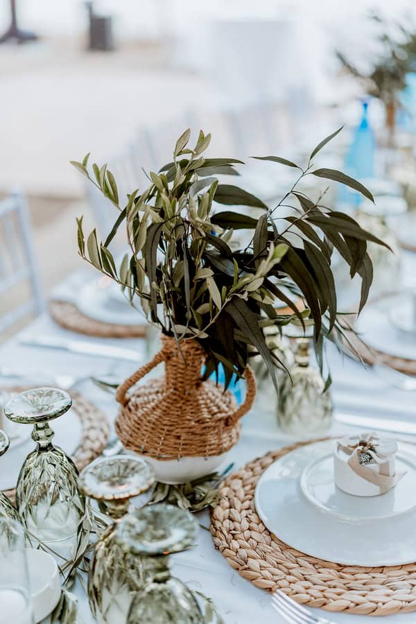 Serifos Island Wedding Lemons Olive Leaves