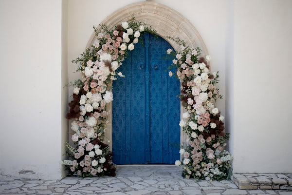 Ultra Chic Wedding Lefkara Floral Details