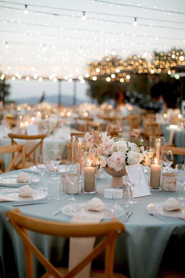 Ultra Chic Wedding Lefkara Floral Details
