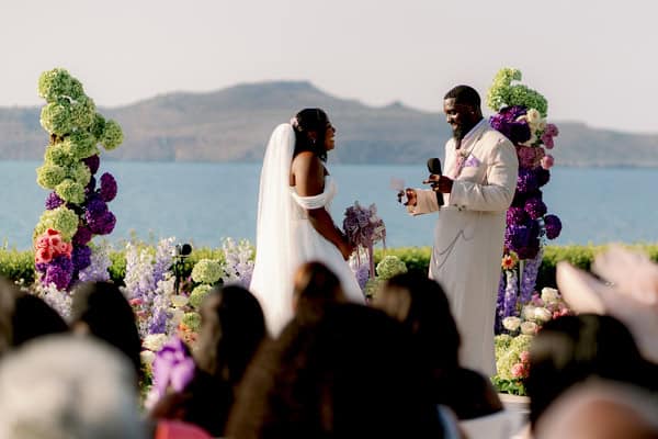 Whimsical Seaside Wedding In Crete With Lush Florals
