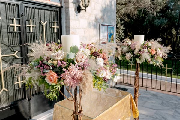 Boho Chic Summer Wedding Athesn Romantic Hues