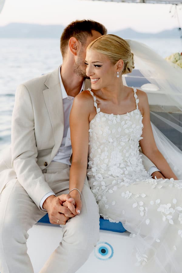 Chic Summer Wedding Mykonos White Wedding Decor
