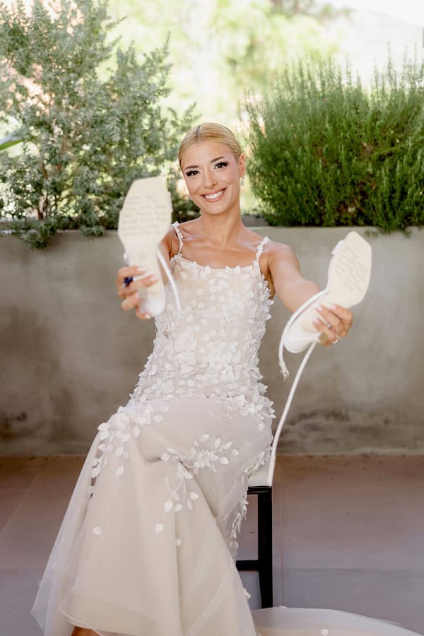 Chic Summer Wedding Mykonos White Wedding Decor
