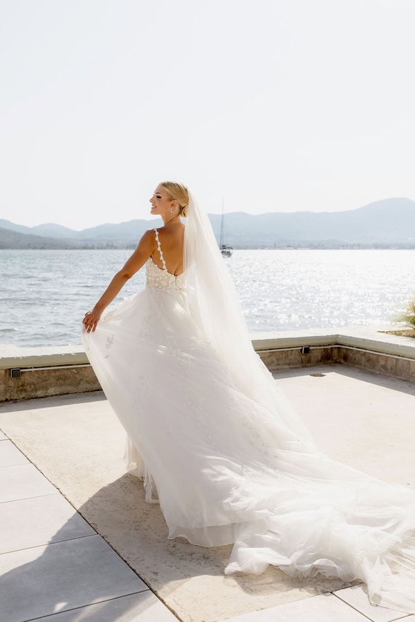 Chic Summer Wedding Mykonos White Wedding Decor