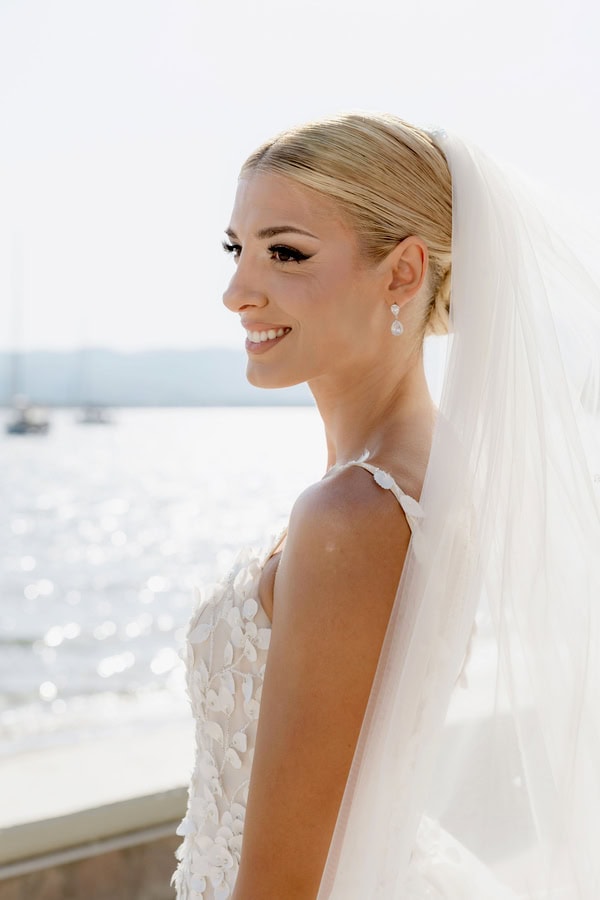 Chic Summer Wedding Mykonos White Wedding Decor