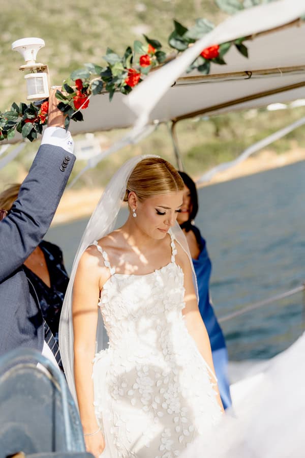 Chic Summer Wedding Mykonos White Wedding Decor