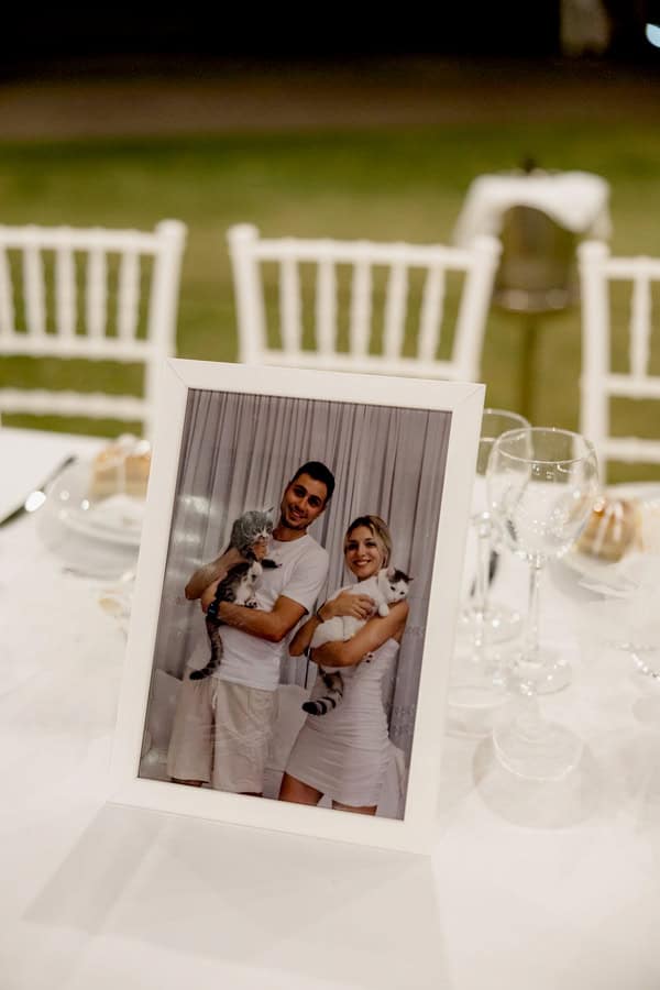 Chic Summer Wedding Mykonos White Wedding Decor