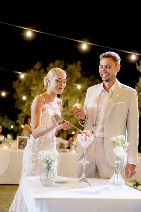 Chic Summer Wedding Mykonos White Wedding Decor