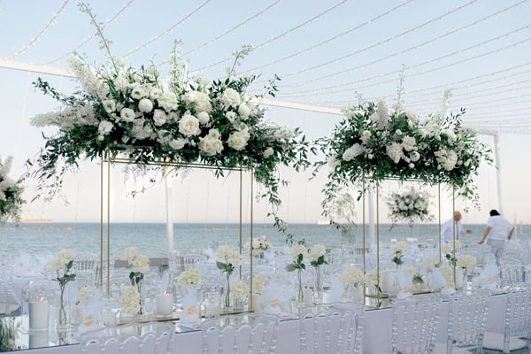 Dreamy Seaside Wedding White Decoration