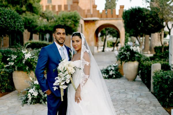 A fairytale destination wedding at Pyrgos Melissourgou | Dana & Hamza