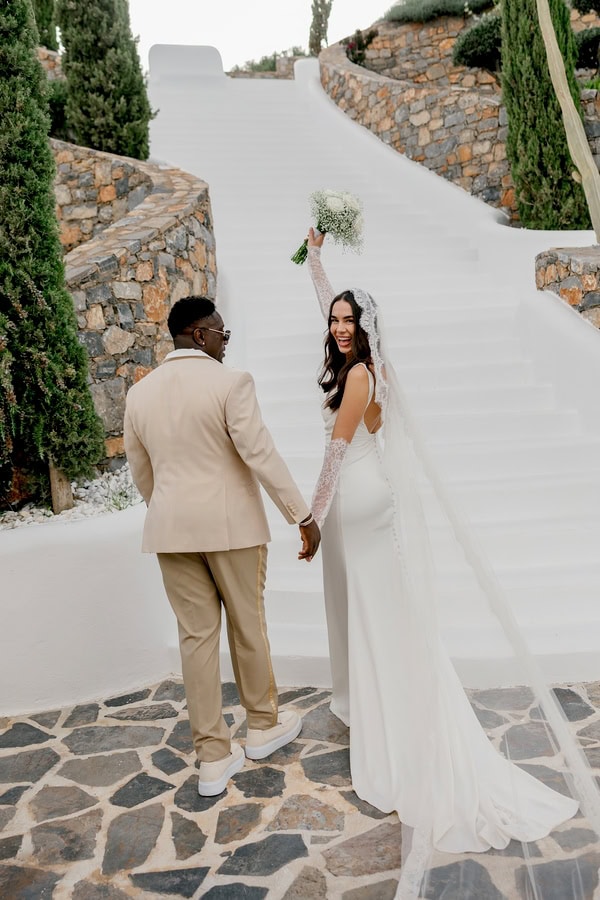 Minimal Chic Wedding In Soft Neutral Tones At Art Villas Greece