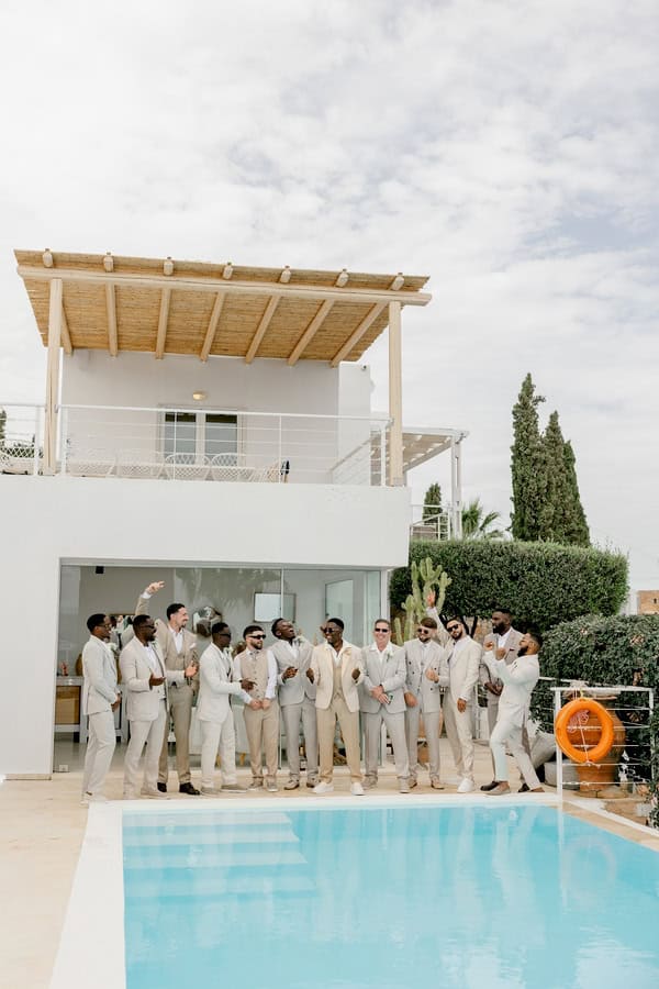 Minimal Chic Wedding In Soft Neutral Tones At Art Villas Greece