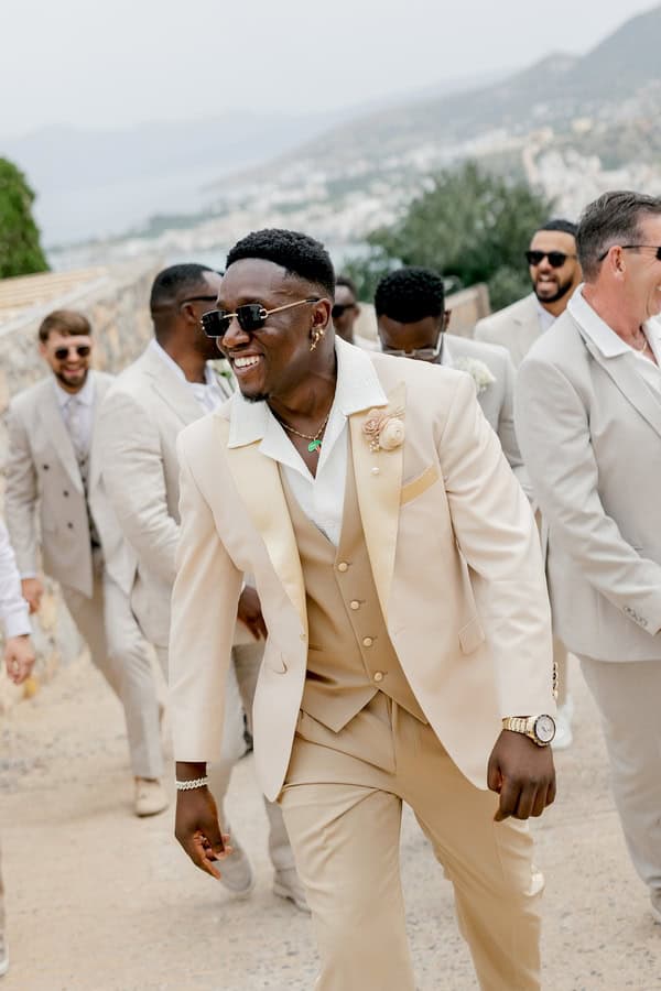 Minimal Chic Wedding In Soft Neutral Tones At Art Villas Greece