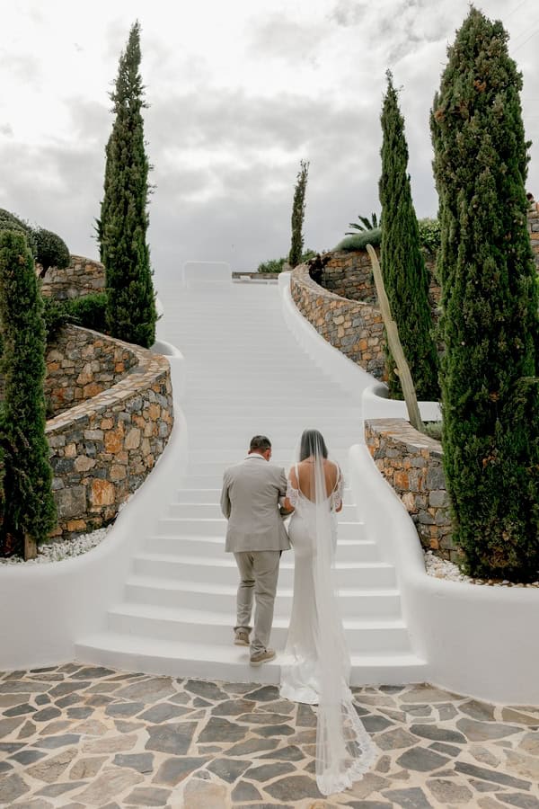 Minimal Chic Wedding In Soft Neutral Tones At Art Villas Greece