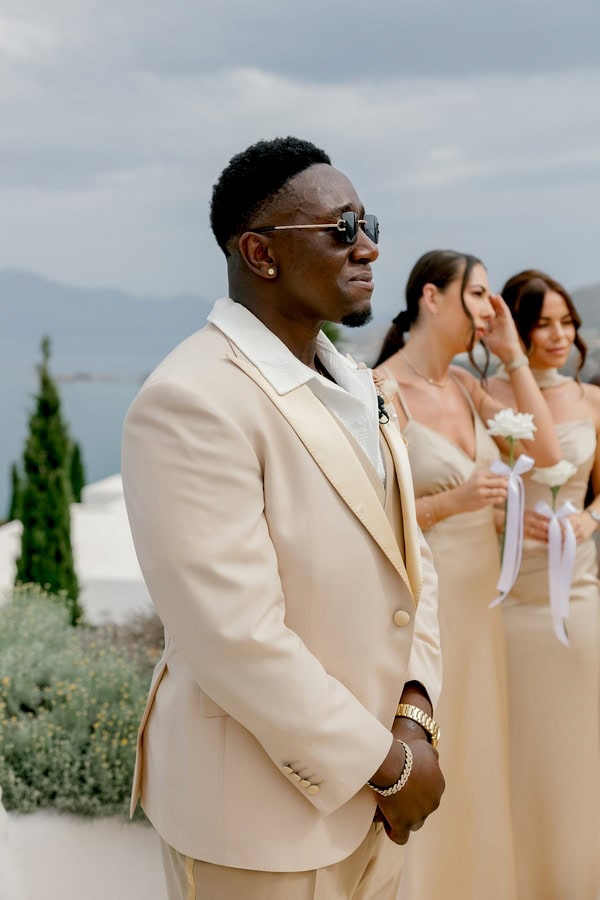 Minimal Chic Wedding In Soft Neutral Tones At Art Villas Greece