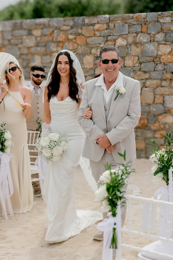 Minimal Chic Wedding In Soft Neutral Tones At Art Villas Greece