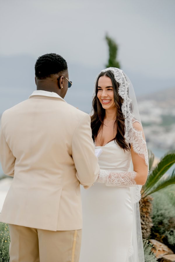 Minimal Chic Wedding In Soft Neutral Tones At Art Villas Greece