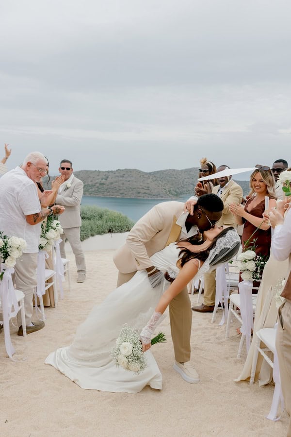 Minimal Chic Wedding In Soft Neutral Tones At Art Villas Greece