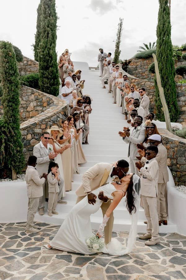 Minimal Chic Wedding In Soft Neutral Tones At Art Villas Greece