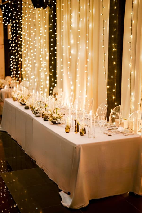 Modern Black White Wedding Decoration Disco Balls