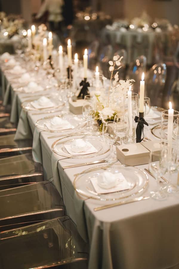 Modern Black White Wedding Decoration Disco Balls