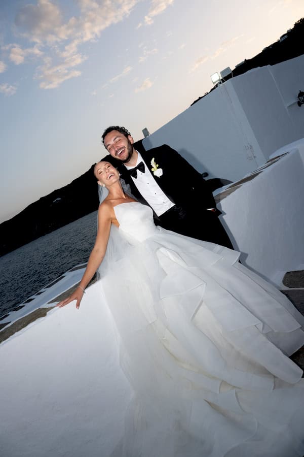 Modern Quiet Luxury Wedding Sifnos