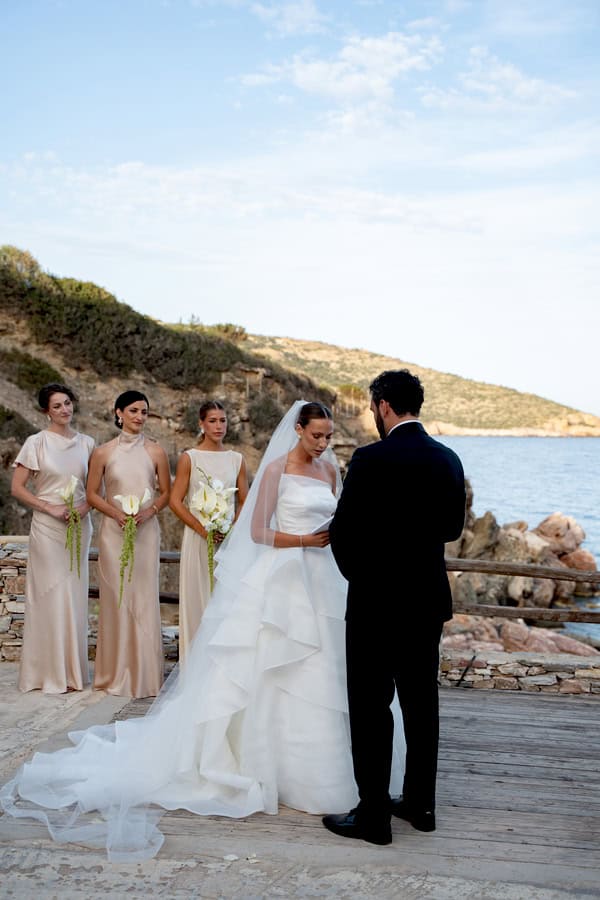 Modern Quiet Luxury Wedding Sifnos