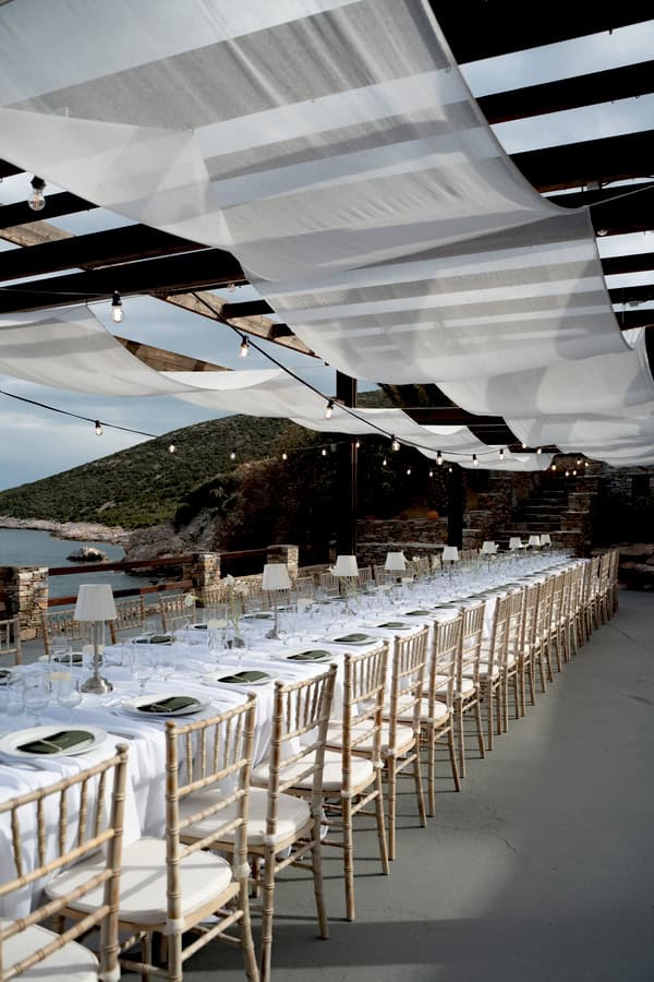 Modern Quiet Luxury Wedding Sifnos