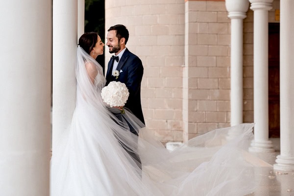 Romantic Autumn Wedding Larnaca White Dusty Pink Flowers
