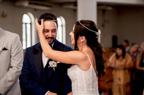 Romantic Autumn Wedding Larnaca White Dusty Pink Flowers