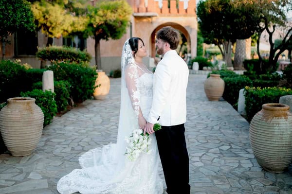 Romantic Garden Wedding Pastel Colors Athens