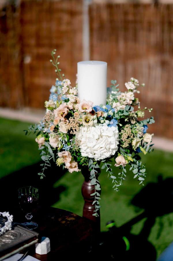 Romantic Garden Wedding Pastel Colors Athens